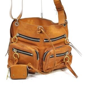 Vintage Chloe Betty Handbag y2k ベティ トート CHLOE Betty Y2K Shoulder Tote Handbag Leather Brown Women's